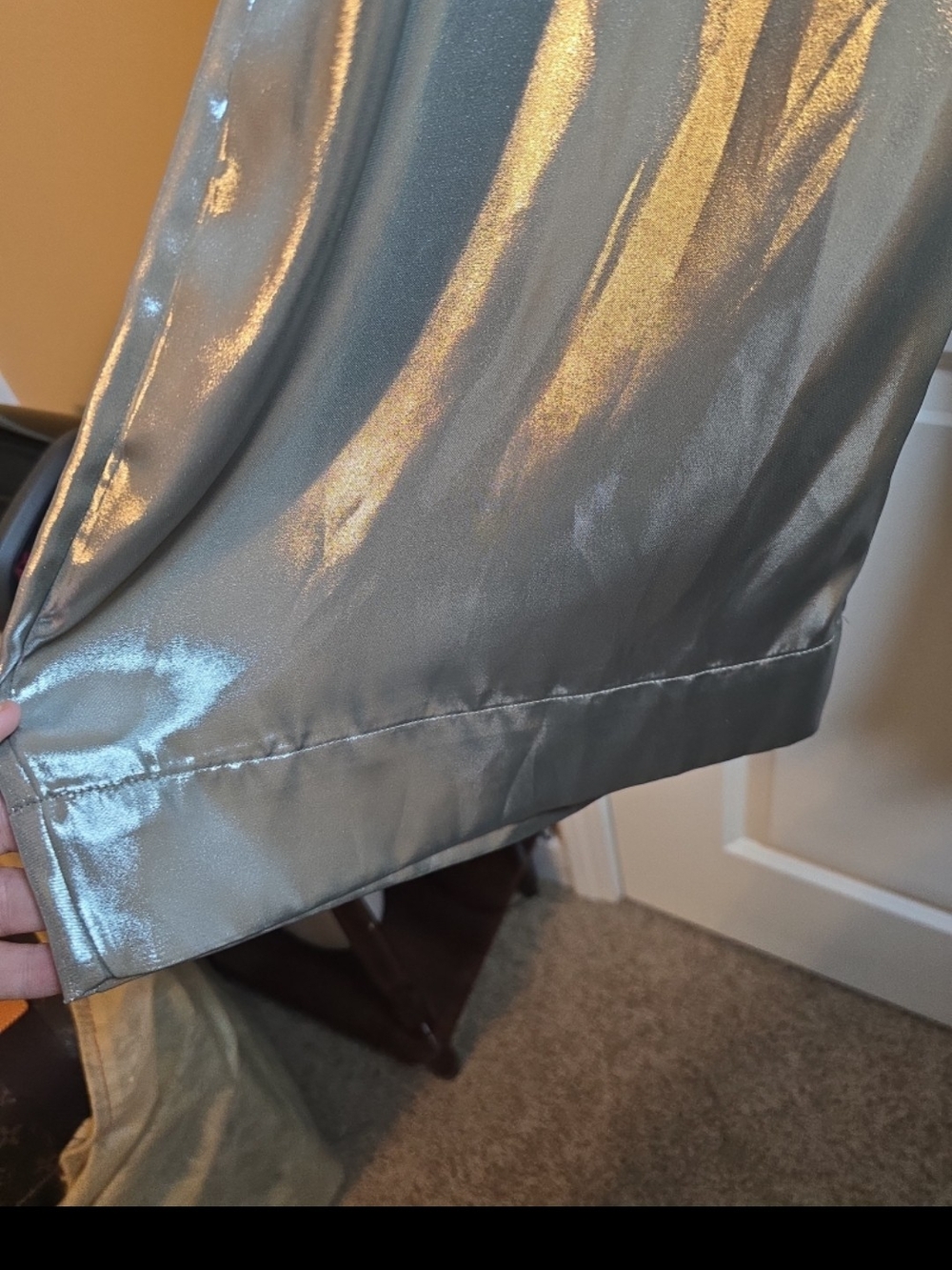 A NEW DAY Shiny Satin Pants Wide Leg Pants XL-XXL - Picture 5 of 8